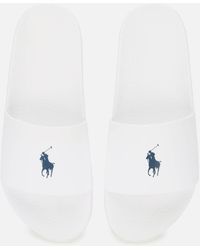 Polo Ralph Lauren Slide Sandals - White