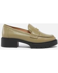 COACH - Leah Leather Loafers - Lyst
