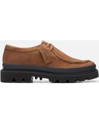 Clarks - Badell Seam Nubuck Shoes - Lyst