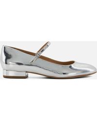 Dune - Hipplie Patent-leather Mary Jane Flats - Lyst