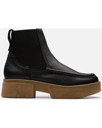 Clarks - Linoso Top Leather Chelsea Boots - Lyst