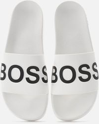 hugo boss sliders mens