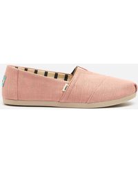 toms alpargata canvas pumps