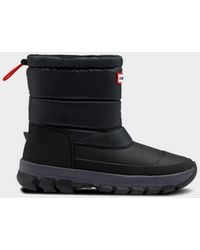 HUNTER Original Insulated Snow Boots in Black | Lyst