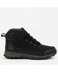 Barbour - Malvern Waterproof Leather And Nylon Boots - Lyst