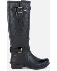 barbour quilted wellies