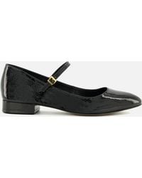 Dune - Hipplie Patent-leather Mary Jane Flats - Lyst