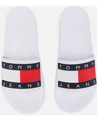 girls tommy hilfiger sliders