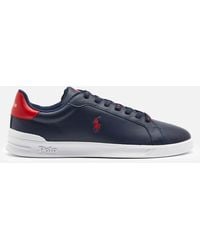 polo ralph lauren mesh low top trainers