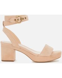 coach platform heels