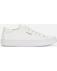 guess leather trainers