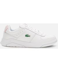 Lacoste Game Advance 0722 1 Nubuck Tennis Style Trainers - White