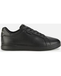 mens black coach sneakers