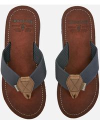 barbour toeman flip flops