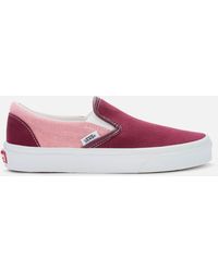 vans asher chambray slip on