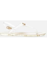 COACH - Natalee Rubber Jelly Toe Post Sandals - Lyst