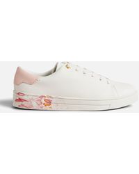 Ted Baker Kimbie Leather Sneakers - White