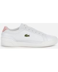 lacoste pink leather sneakers