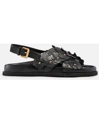 Ted Baker Miarah Leather Sandals - Black