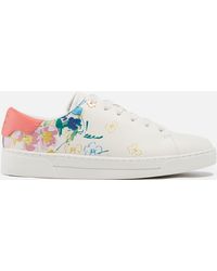 Ted Baker Taymiy Leather Cupsole Sneakers - White