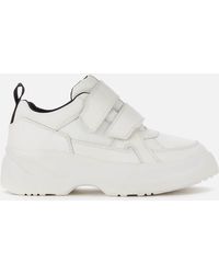 vagabond white trainers