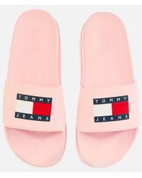 Tommy Hilfiger Flatform Pool Slide Sandals - Pink