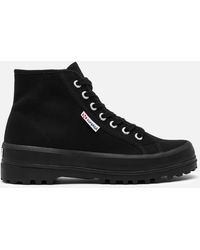 superga black high tops