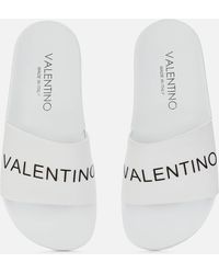 Valentino Valentino Garavani Slide Sandals - White