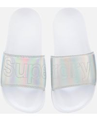 Superdry Pool Slides Light Salmon Superdry Superdry Women Light Salmon