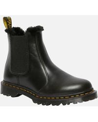 doc martens fur lined leonore