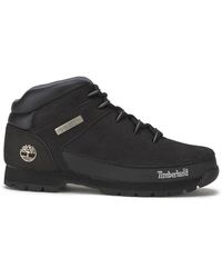 Timberland Euro Sprint Leather Hiker Boots - Black