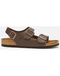 birkenstock milano unisex leather sandal