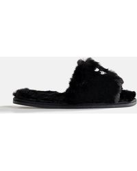 Karl Lagerfeld Salotto Ii Slide Slippers - Black