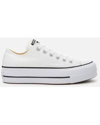 Converse Chuck Taylor All Star Lift Ox Trainers - White