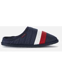 Tommy Hilfiger Corporate Padded Sustainable Home Slippers - Blue