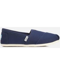 TOMS Core Classics Slip-on Court Shoes - Blue