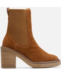 Clarks - Cassiano Top Suede Chelsea Boots - Lyst