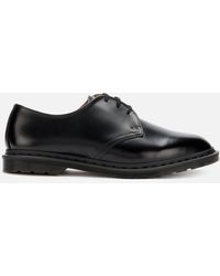 Dr. Martens Archie Ii Polished Smooth Leather Derby Shoes - Black
