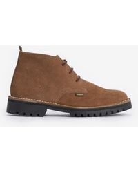 Barbour - Hobart Suede Chukka Boots - Lyst