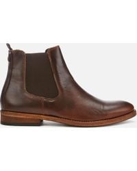 barbour raunds wing cap brogue chelsea boots