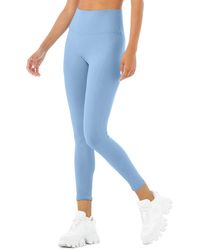 Alo Yoga Alo Yoga 78 High-waist Airbrush Legging - Blue
