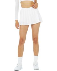 Alo Yoga Varsity Tennis Skirt - White