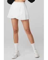 Alo Yoga Alo Yoga Aces Tennis Skirt Shorts - White