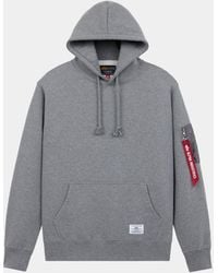 Alpha Industries - Utility Pocket Hoodie - Lyst