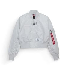 Alpha Industries - L-2b Cropped Gen Ii Bomber Jacket W - Lyst