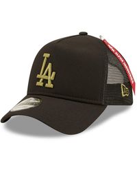 Alpha Industries Los Angeles Dodgers X Alpha X New Era 940 Cap - Black