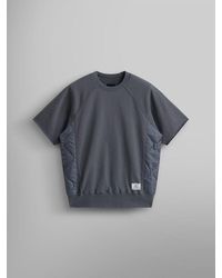 Alpha Industries - Short Sleeve Sweatshirt - Lyst