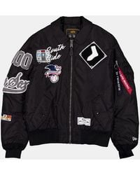 Alpha Industries - Chicago White Sox X Alpha X New Era Ma-1 Collared Bomber Jacket - Lyst