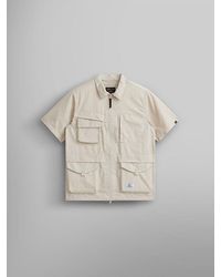 Alpha Industries - Short Sleeve Multi Pocket Zippered Shirt Jacket - Lyst