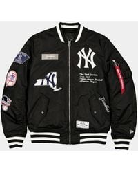 KTZ - New York Yankees X Alpha X Ma-1 Bomber Jacket (black) - Lyst